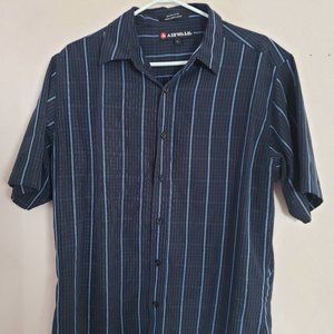 AIRWALK MEN'S BUTTON UP FRONT SHORT SLEEVE SHIRT